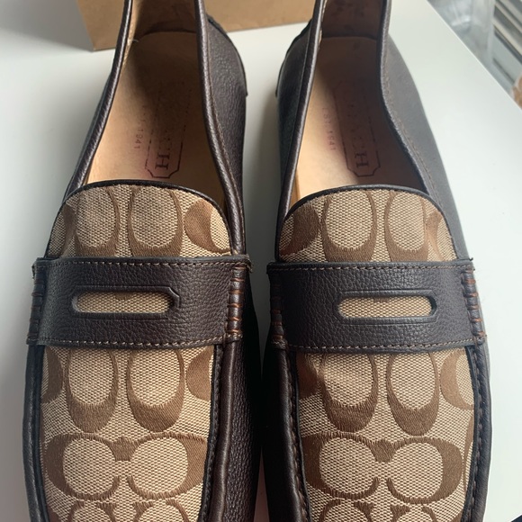 Coach brown shoes loafers - Picture 2 of 3